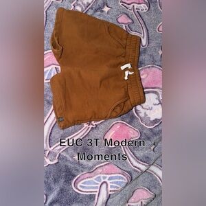 Modern Moments Kids Casual Brown Shorts
